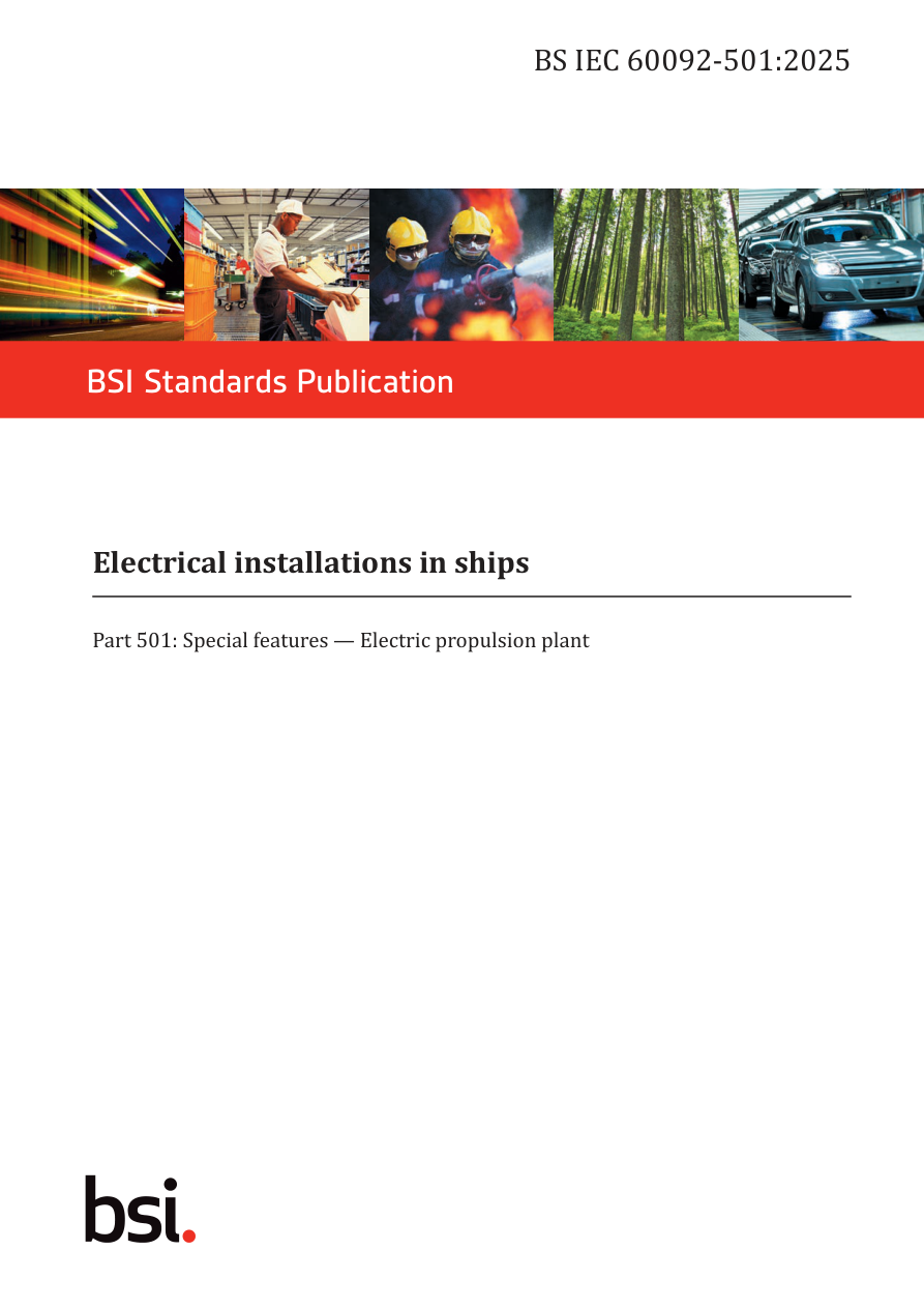 BSI BS IEC 60092-501:2025 PDF Preview