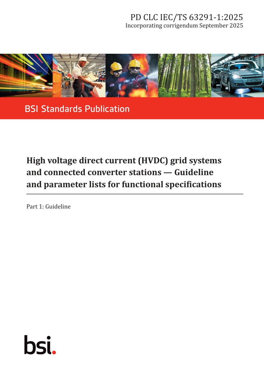 BSI PD CLC IEC/TS 63291-1:2025 PDF Preview