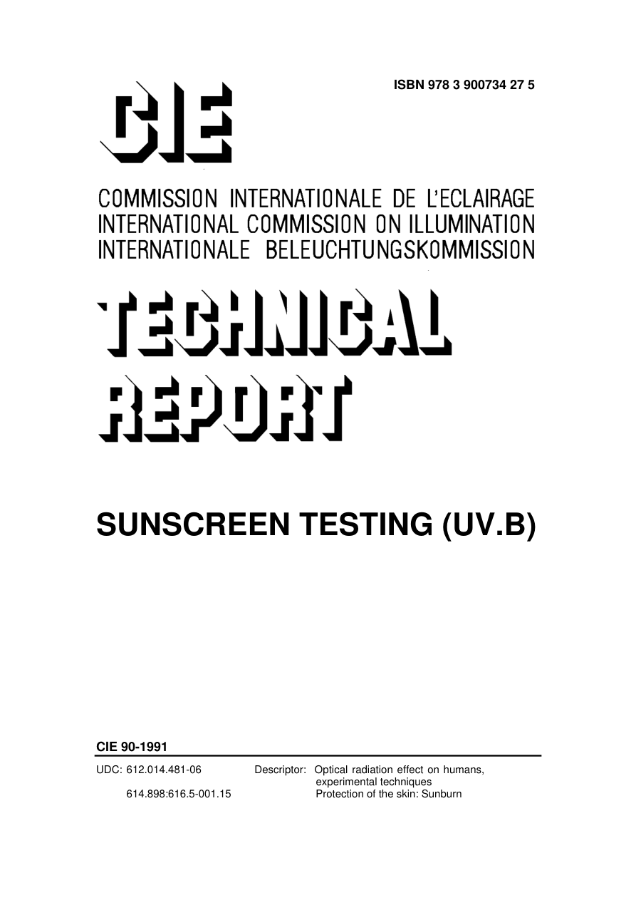 CIE 090-1991 PDF Preview