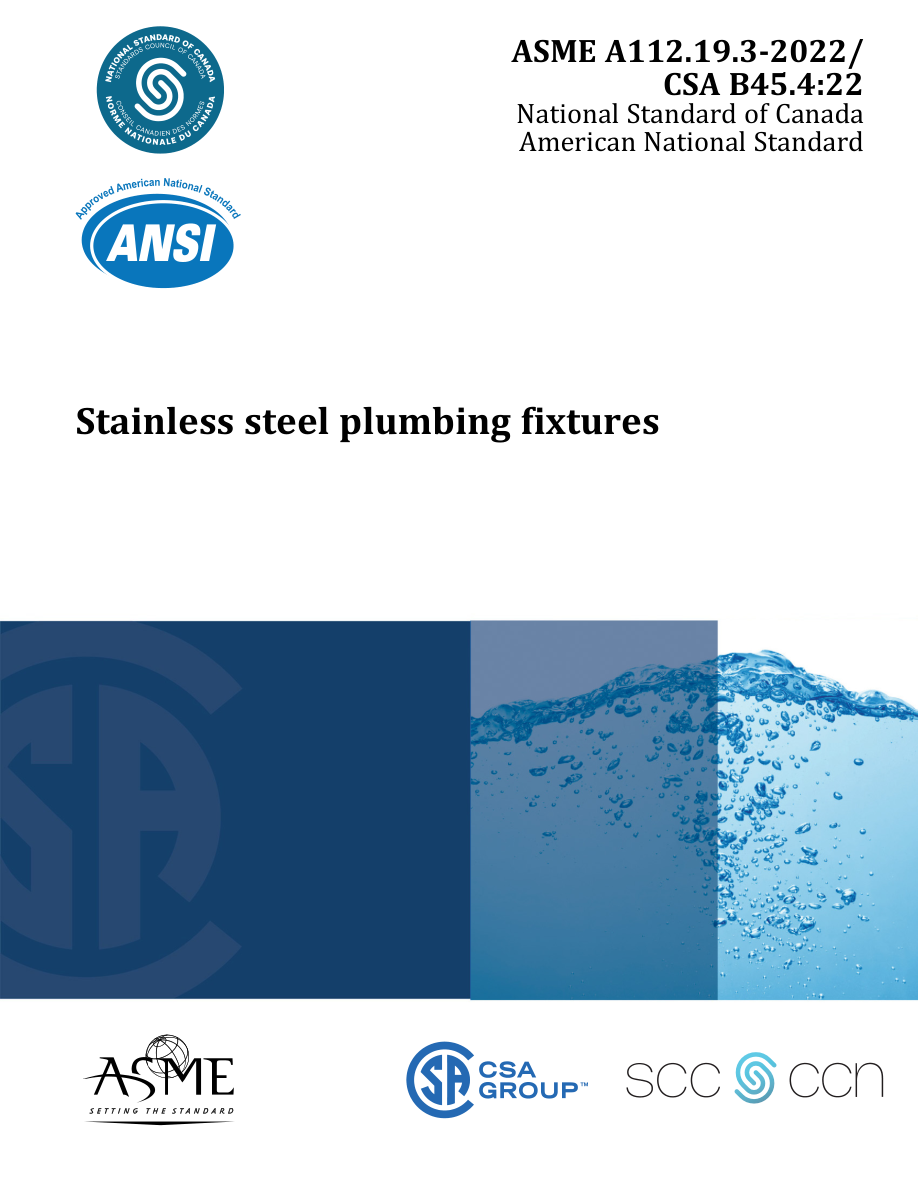 CSA ASME A112.19.3-2022/CSA B45.4:22 PDF Preview