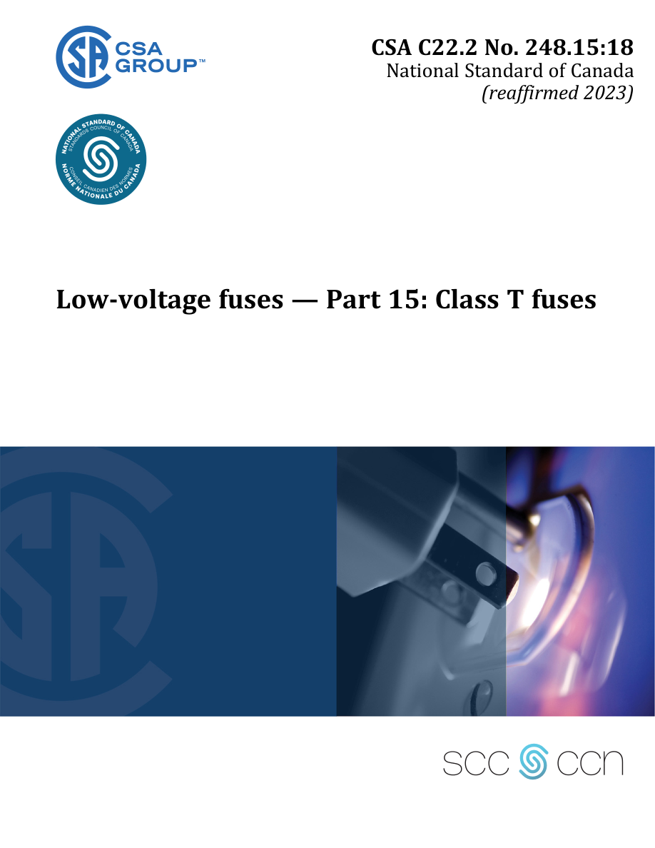 CSA C22.2 NO. 248.15:18 (R2023) PDF Preview