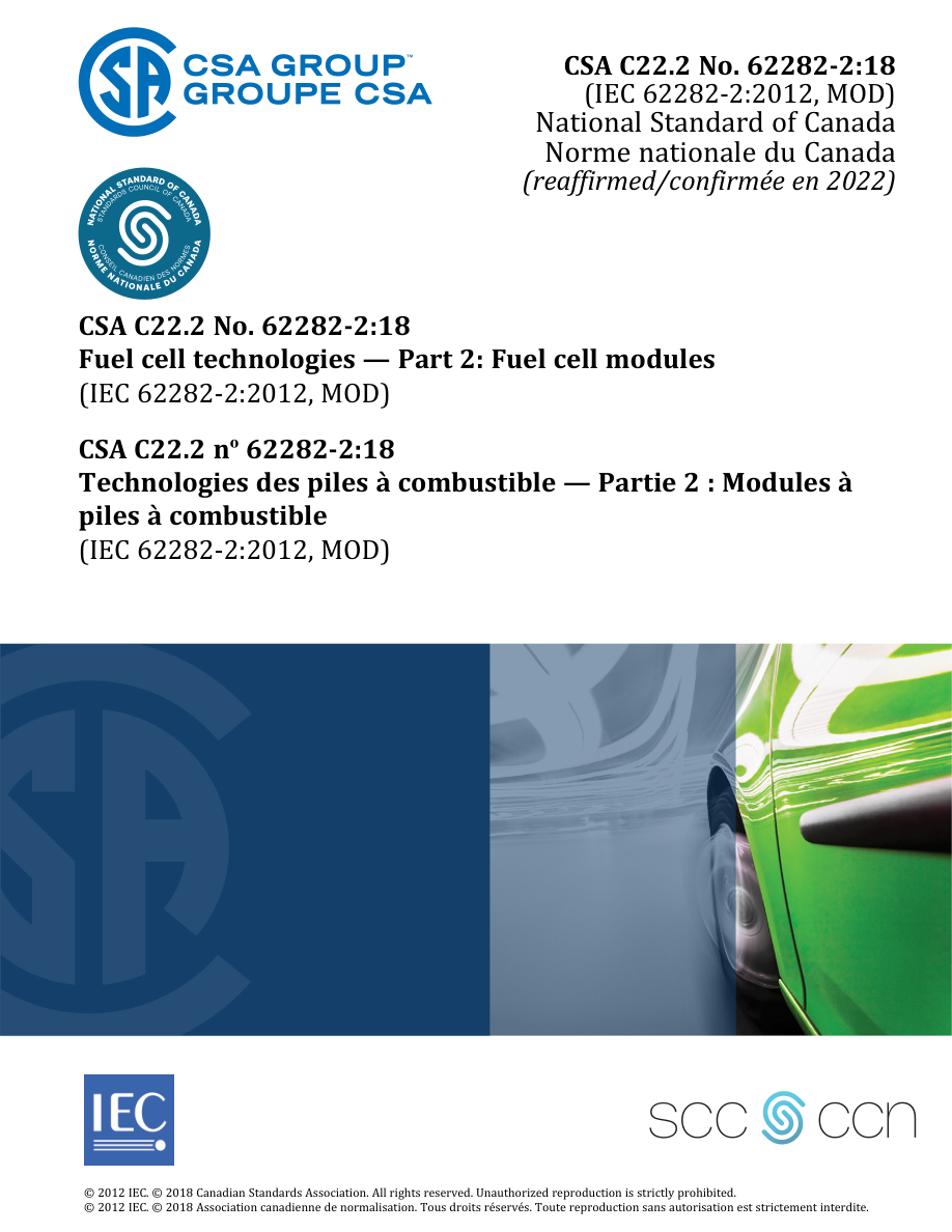 CSA C22.2 NO. 62282-2:18 (R2022) PDF Preview