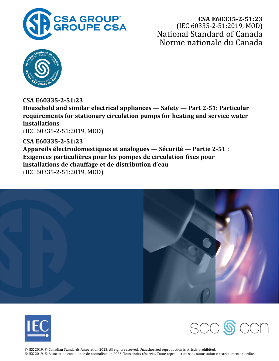 CSA E60335-2-51:23 PDF Preview