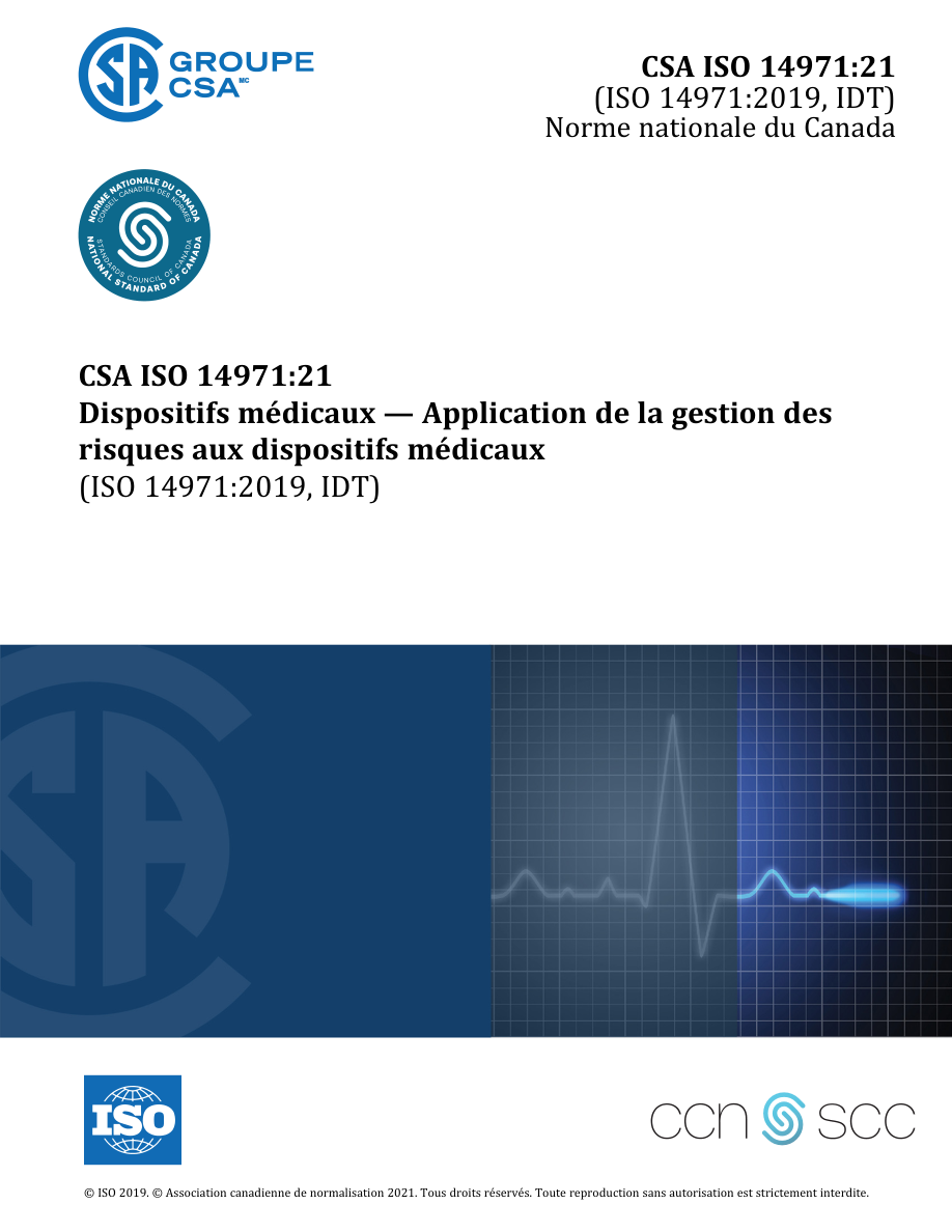 CSA ISO 14971:F21 PDF Preview