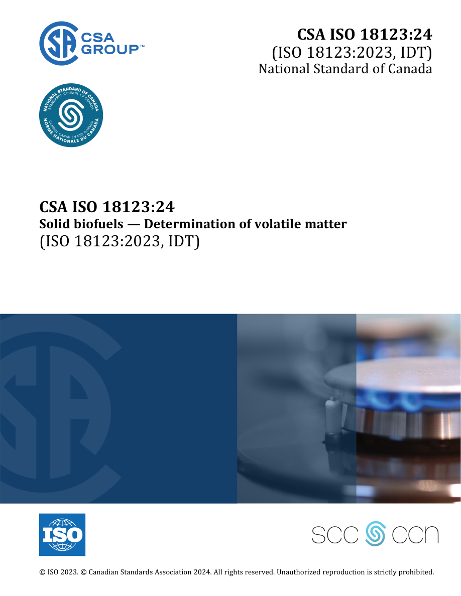 CSA ISO 18123:24 PDF Preview