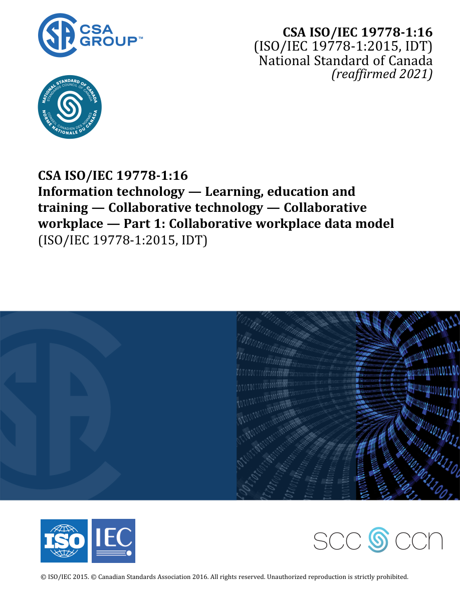 CSA ISO/IEC 19778-1:16 (R2021) PDF Preview