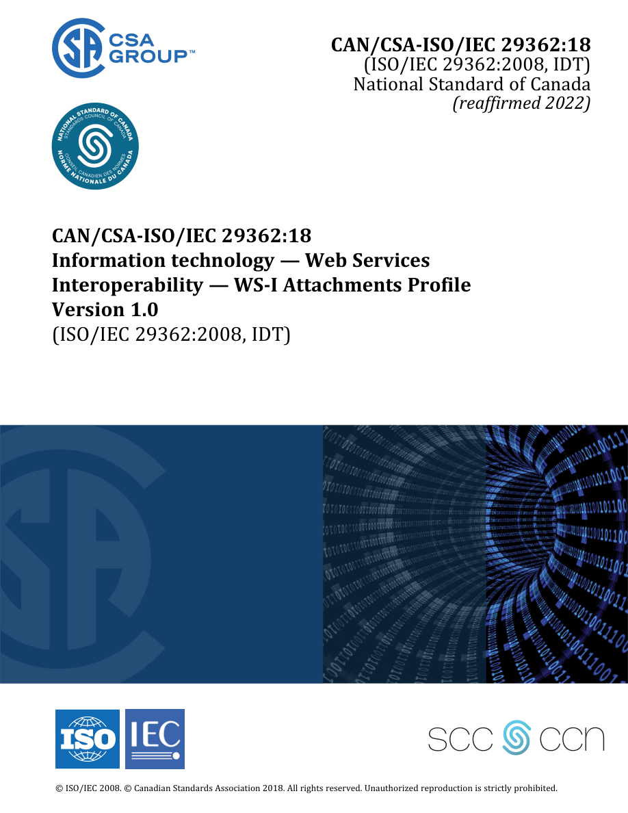 CSA CAN/CSA-ISO/IEC 29362:18 (R2022) PDF Preview