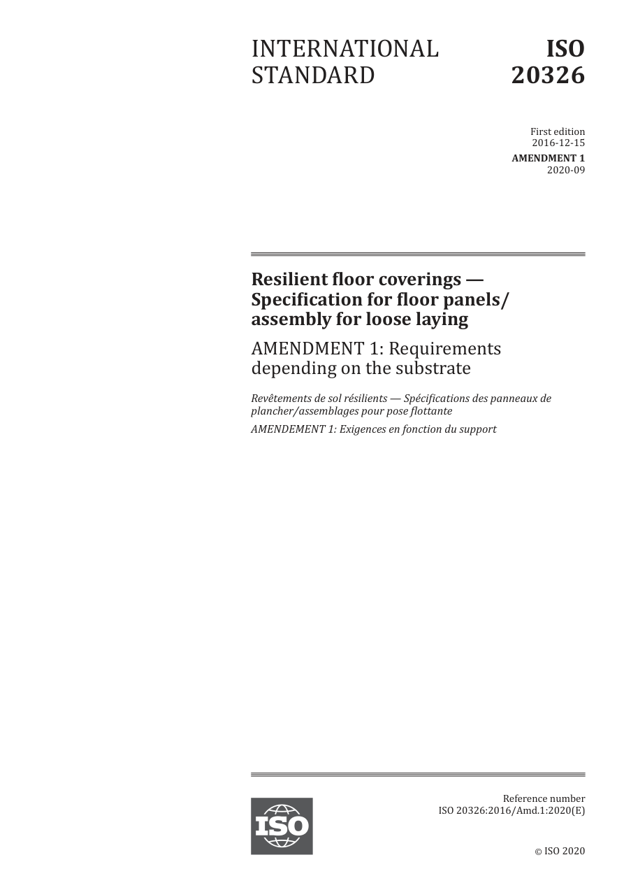 ISO 20326:2016/Amd1:2020 PDF Preview