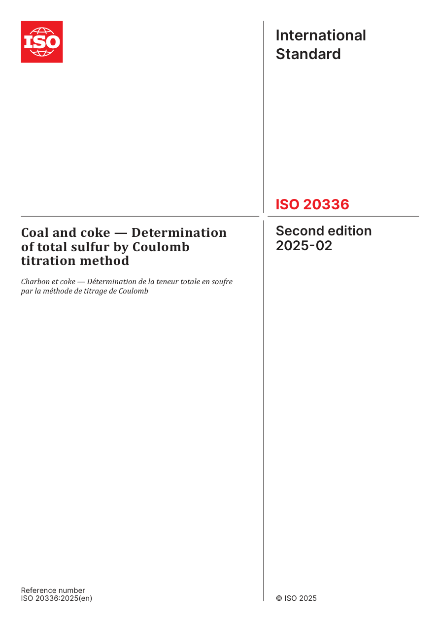 ISO 20336:2025 PDF Preview