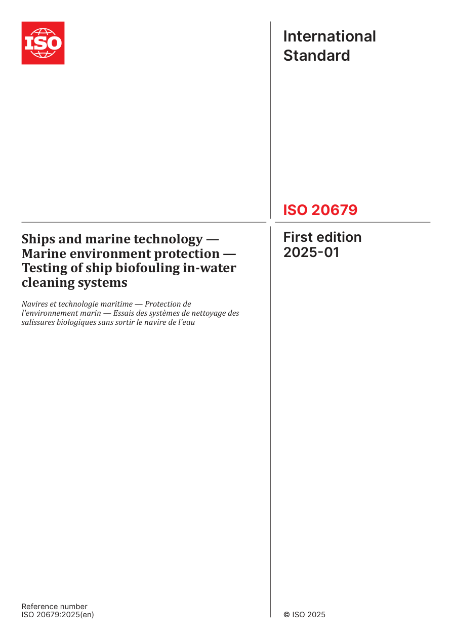 ISO 20679:2025 PDF Preview