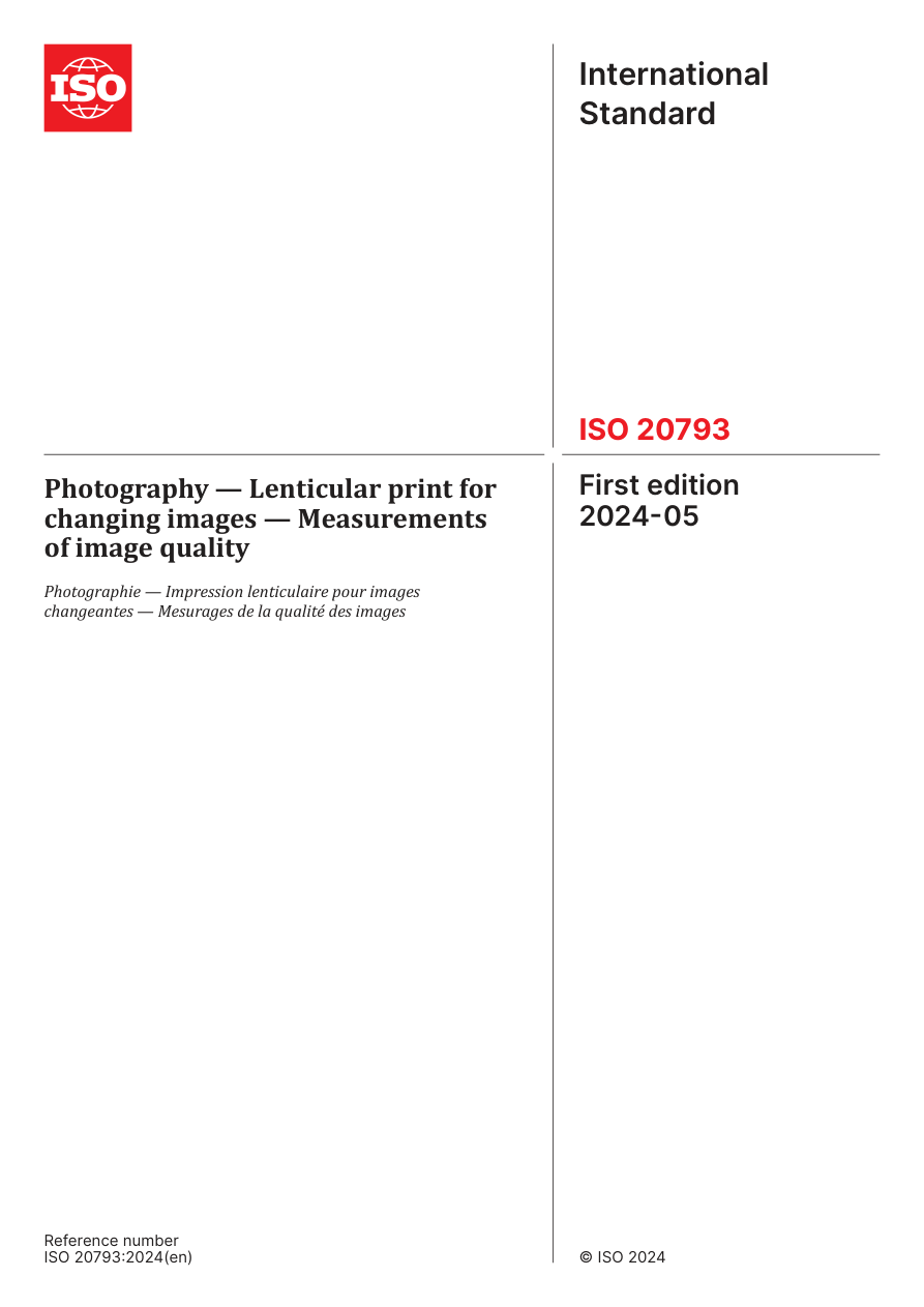 ISO 20793:2024 PDF Preview