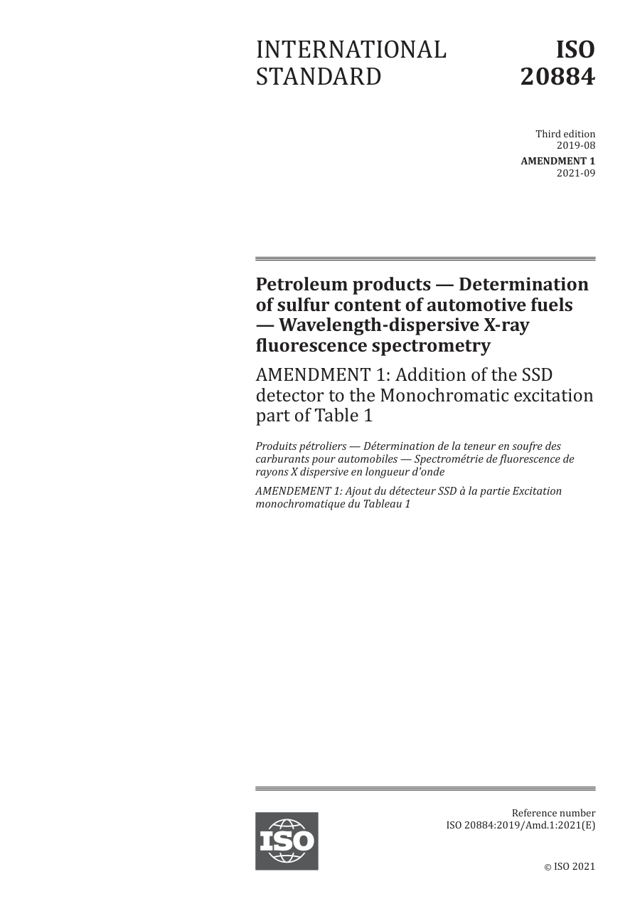 ISO 20884:2019/Amd1:2021 PDF Preview