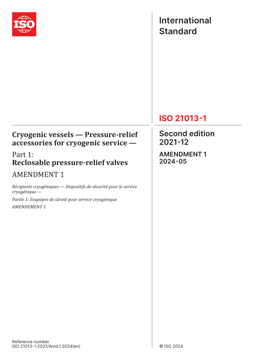 ISO 21013-1:2021/Amd1:2024 PDF Preview
