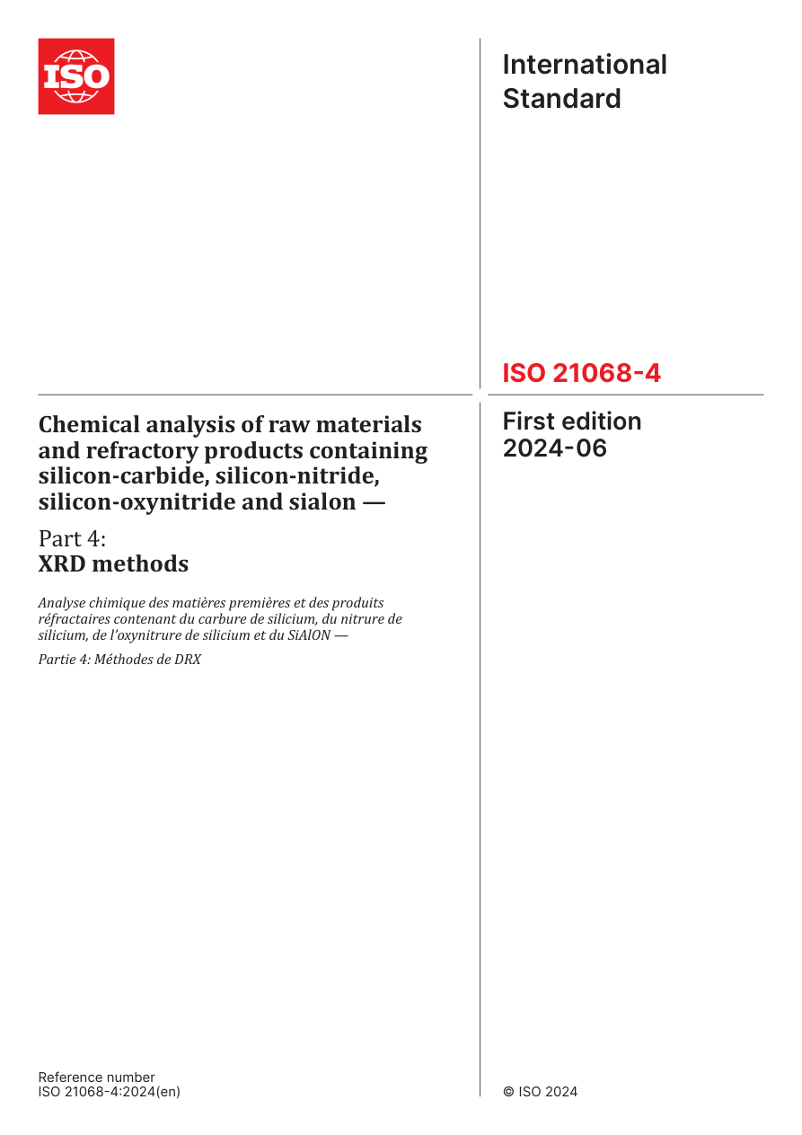 ISO 21068-4:2024 PDF Preview