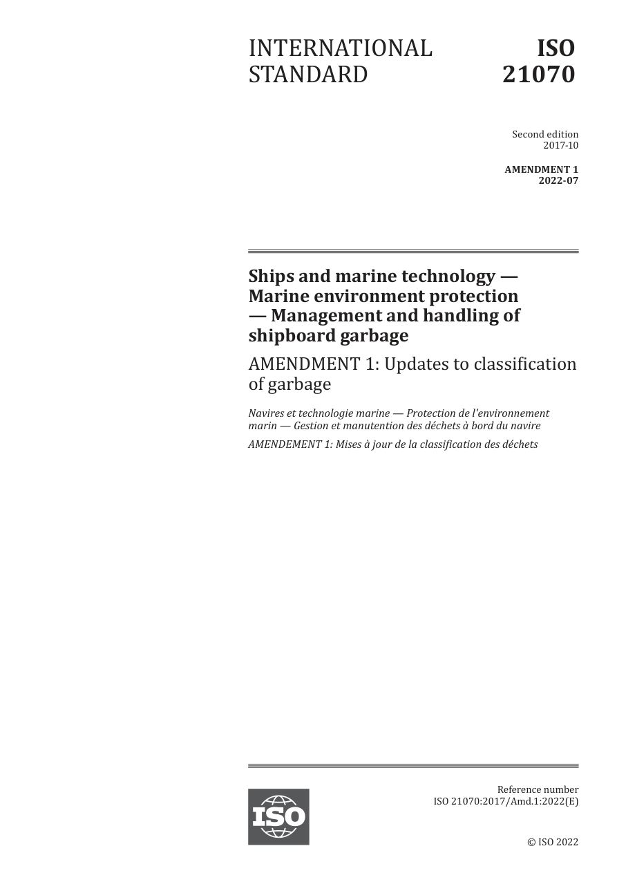 ISO 21070:2017/Amd1:2022 PDF Preview