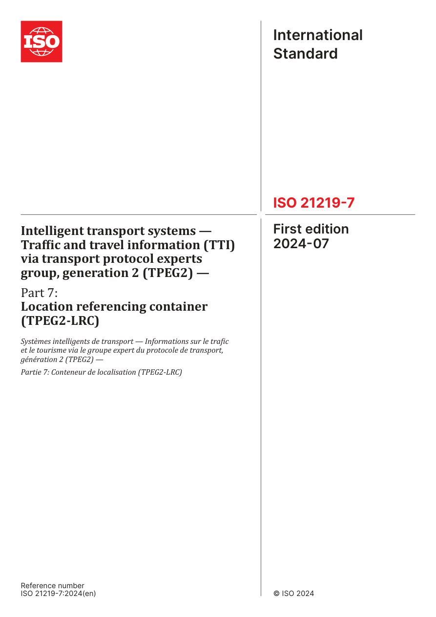 ISO 21219-7:2024 PDF Preview